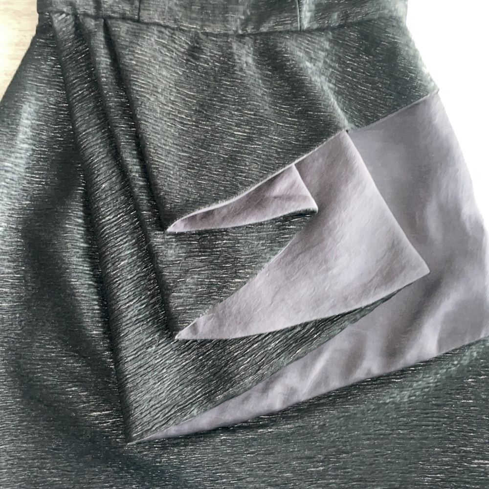 Bcbgeneration Mini Strapless Formal Black Dress S… - image 2